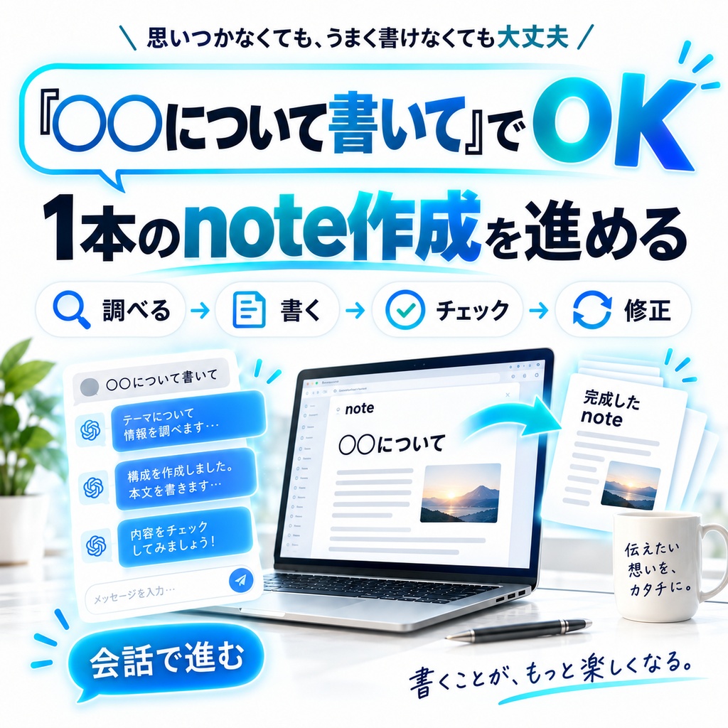 note制作OS|「何を書けばいい?」から1本完成まで