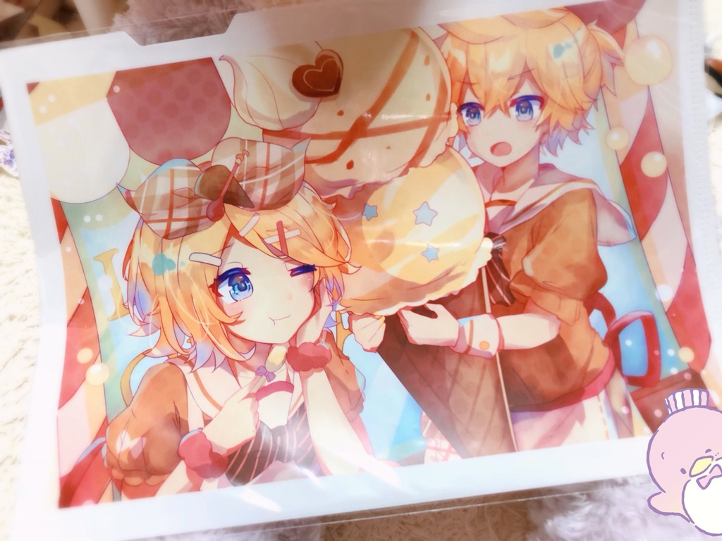 鏡音 クリアファイル