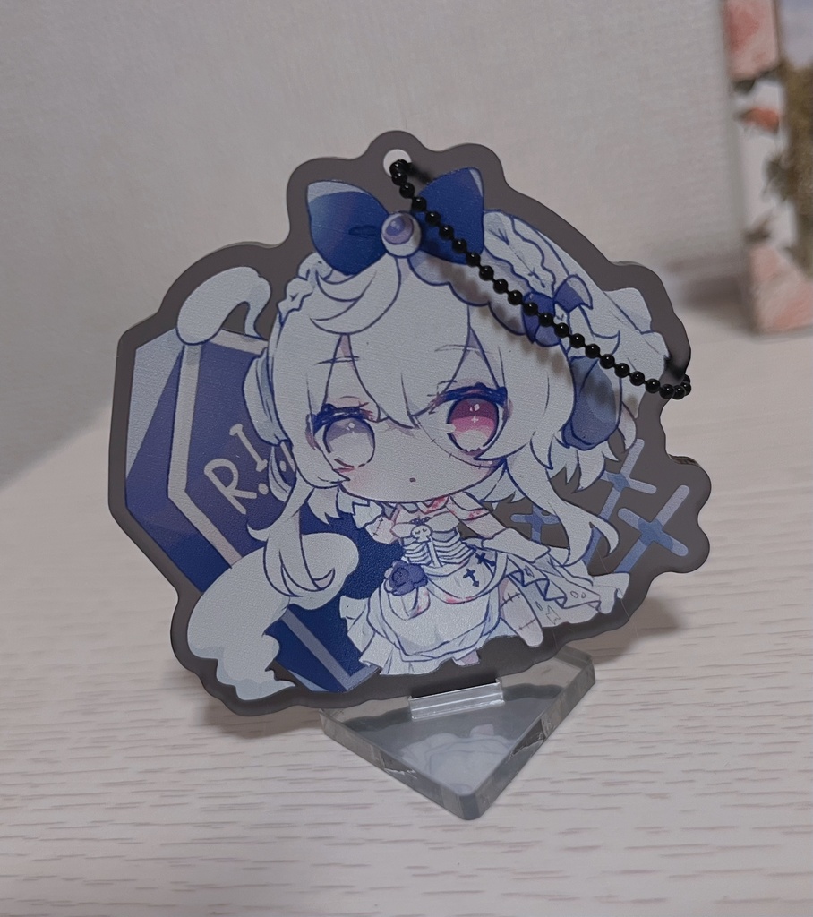 ボールチェーン付きアクリルスタンド ゴースト