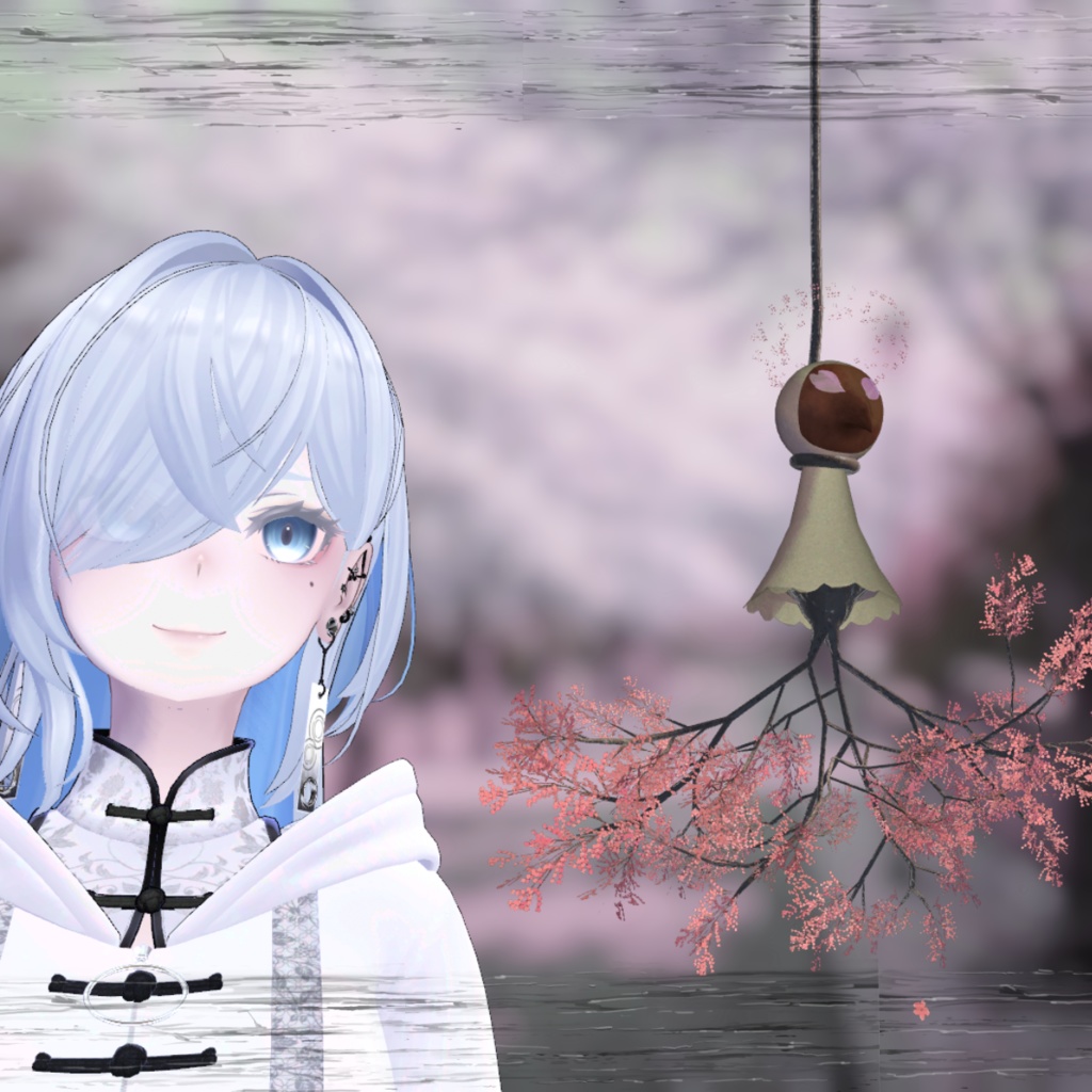 【VRChat】~桜人~桜舞う てるてる坊主