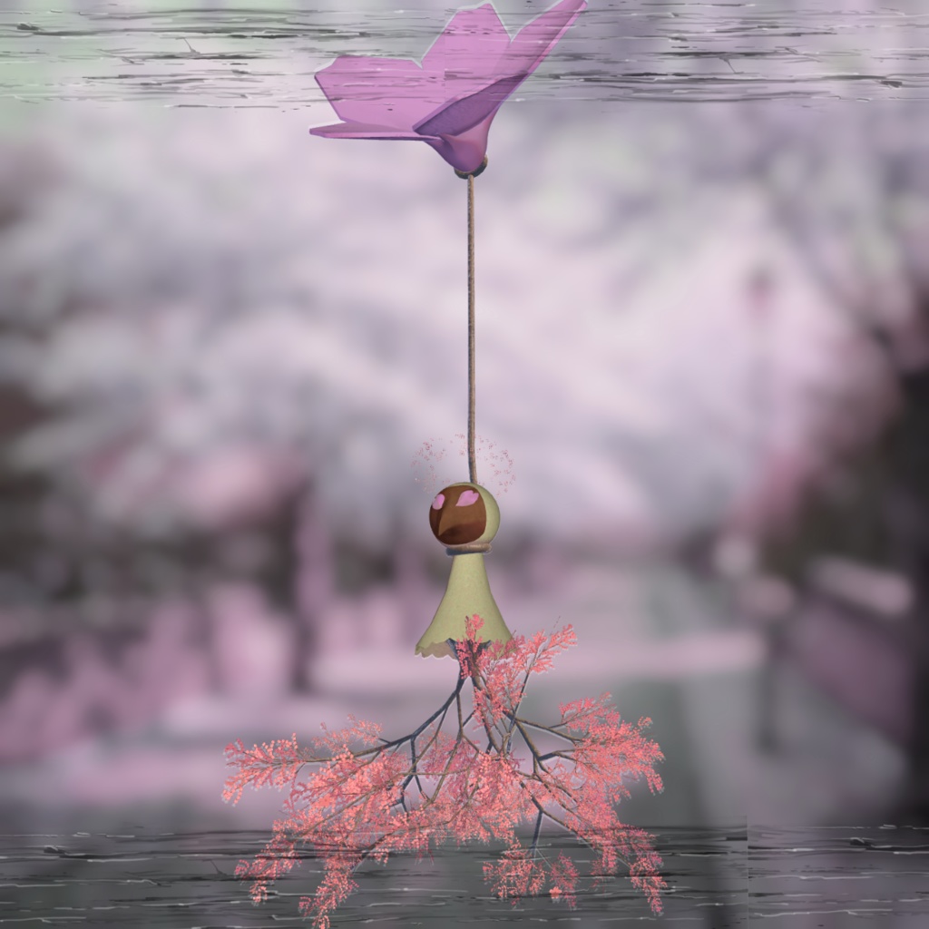 【VRChat】~桜人~桜舞う てるてる坊主