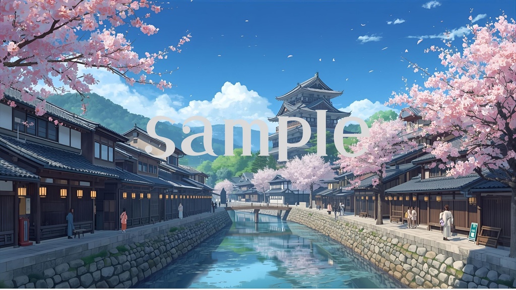 背景素材 壁紙 和風シーンセット15種類