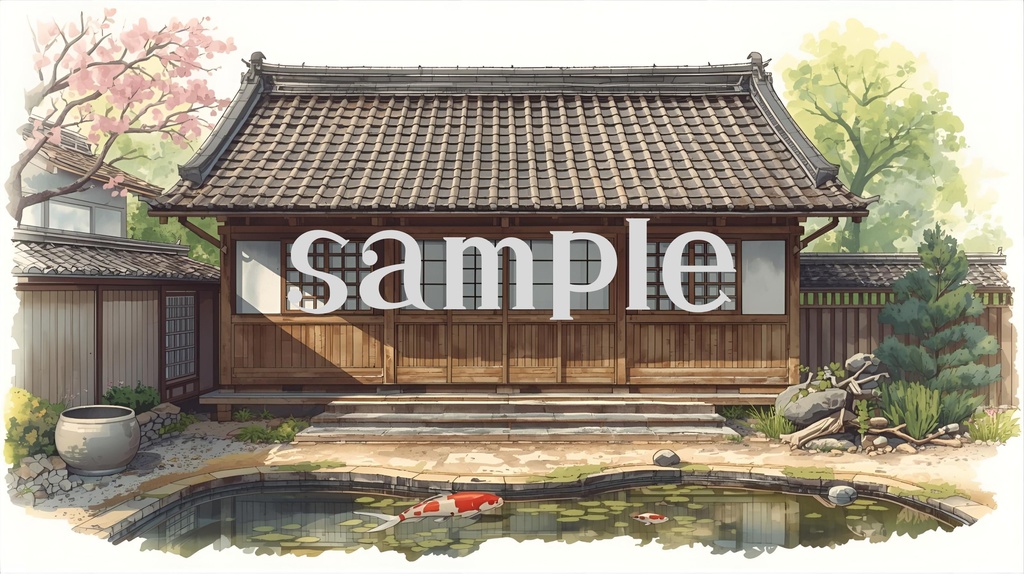 背景素材 壁紙 和風シーンセット15種類