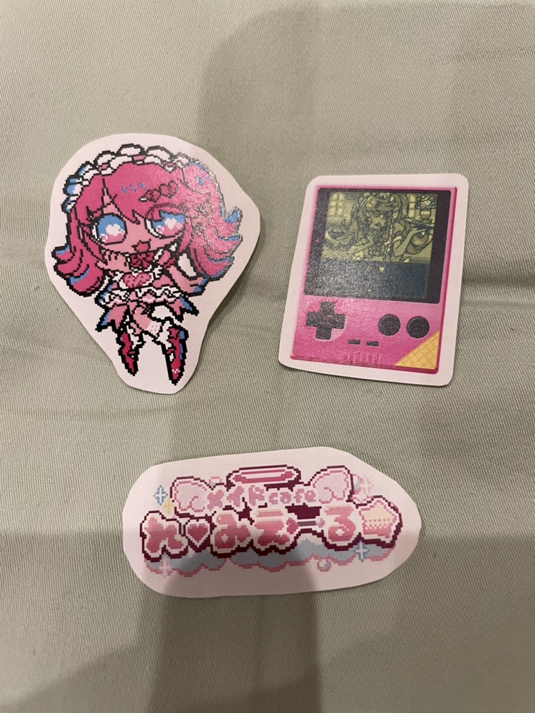 【終焉遊戯】フレークシール3枚セット おきゅうじメイド