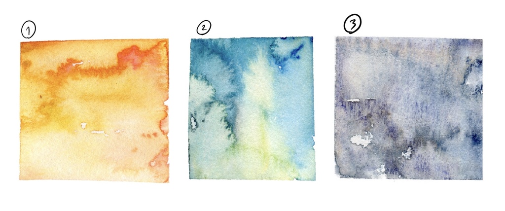 irodamari #1 水彩原画ミニ額装