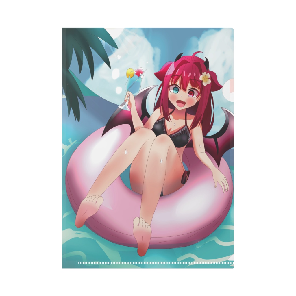 ロアちゃんのクリアファイルA4(summer!!)