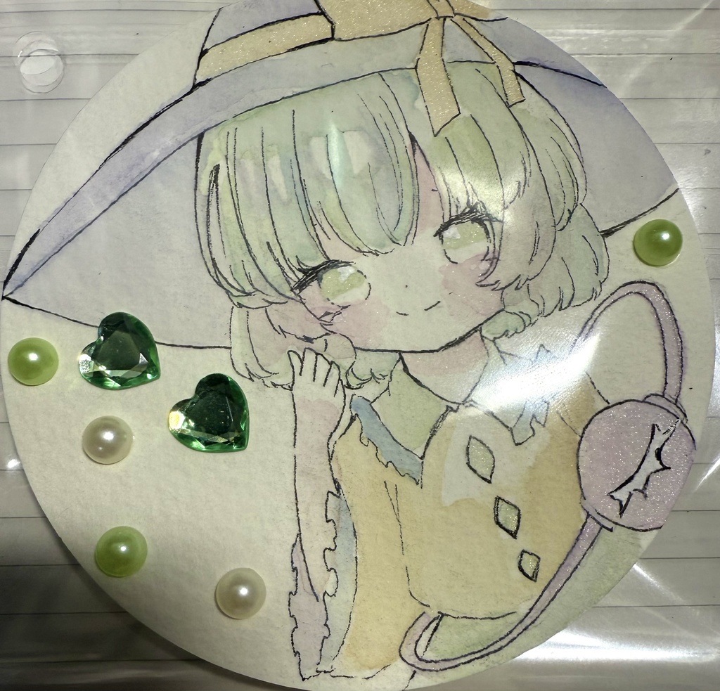 手のひらペーパーサイズ 原画