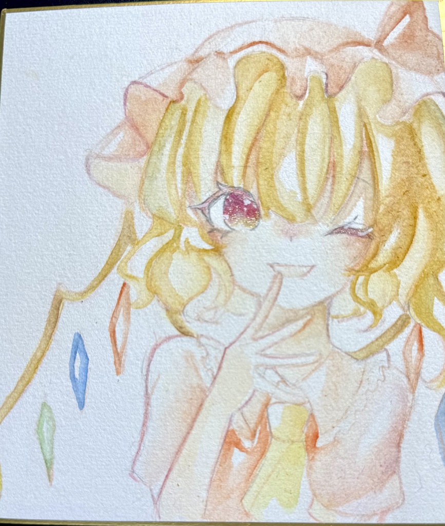 フランドール色紙 原画