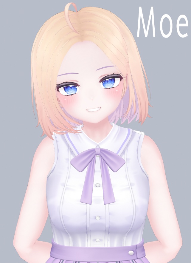 [VRC Hair] Two tone short hair