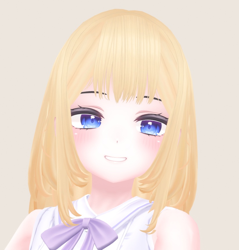 [VRC Hair] Medium hair