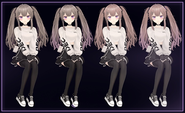 オリジナル3Dモデル「Crua - クルア」