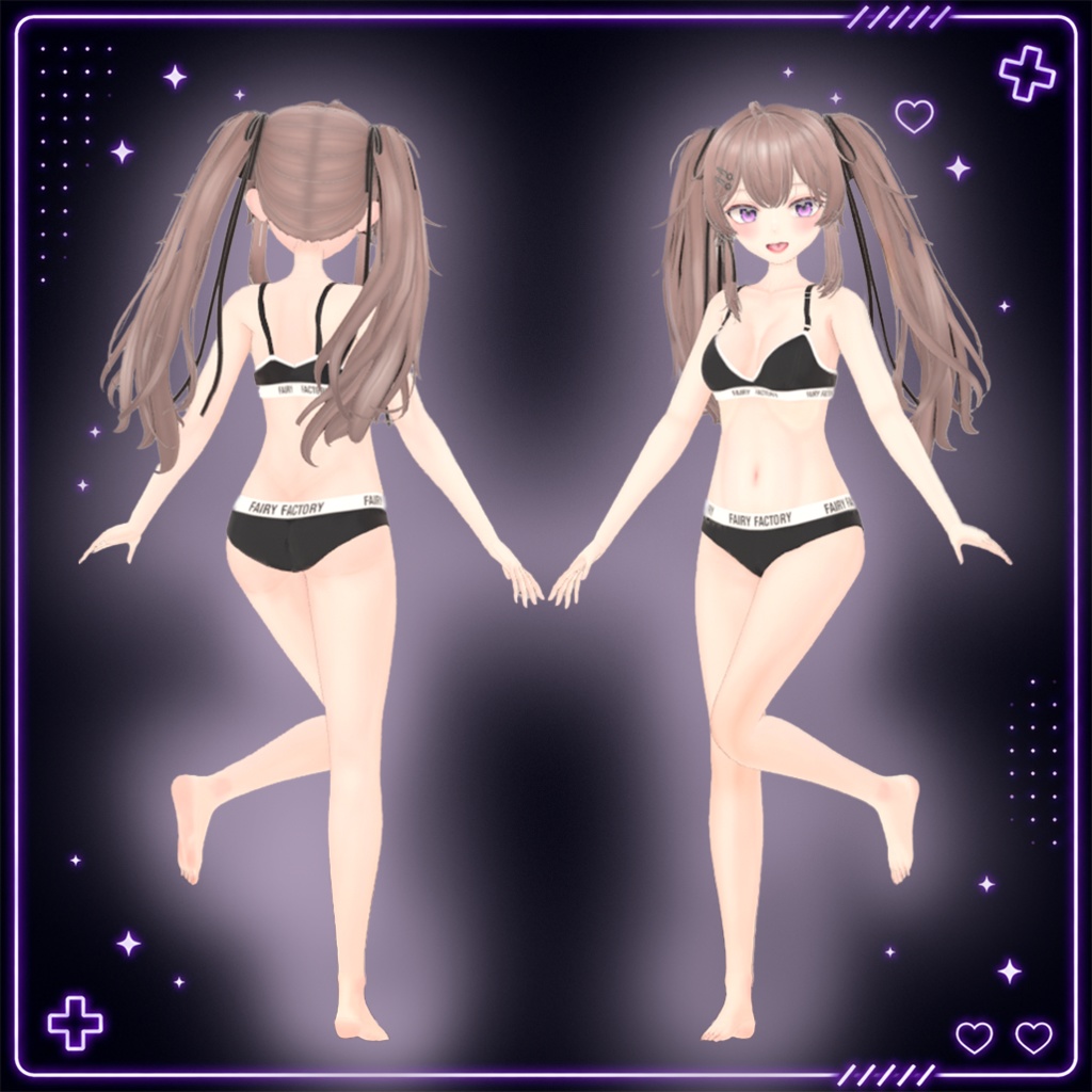 オリジナル3Dモデル「Crua - クルア」