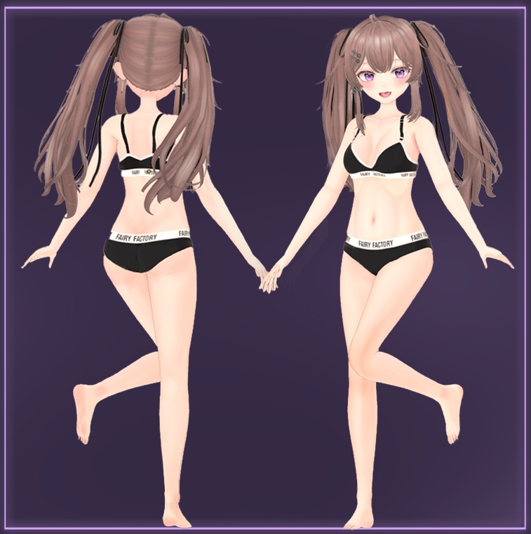 オリジナル3Dモデル「Crua - クルア」