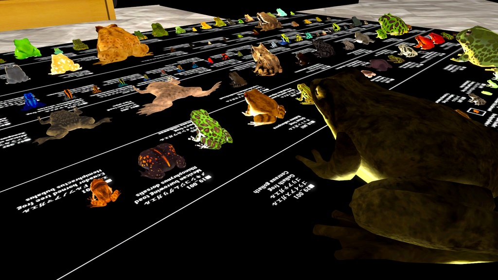 【カエルモデル】100匹カエル ※1匹ずつの販売あり