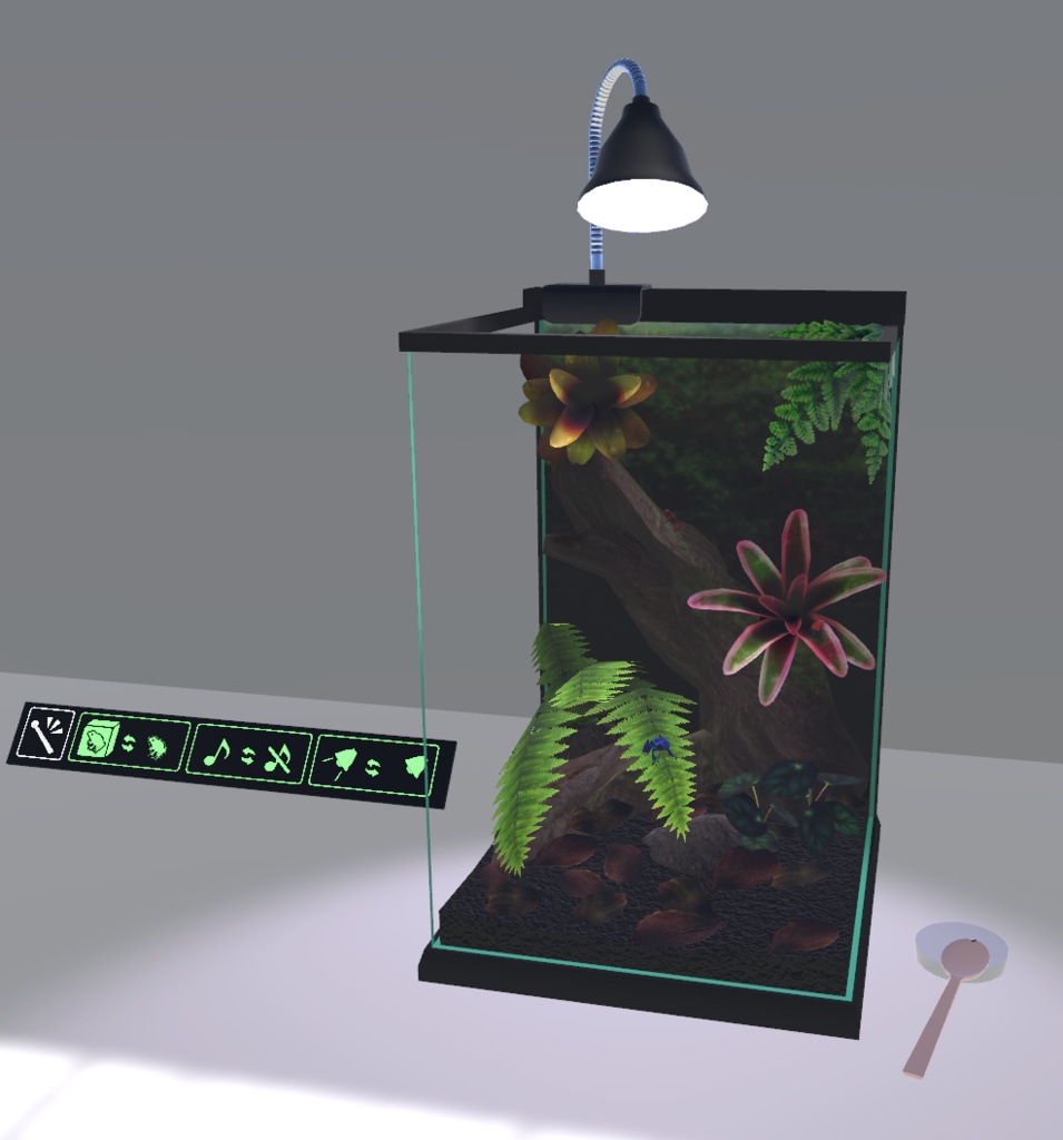 【VirtualFrogTerrarium】ヤドクガエル( Poison dart frogs)