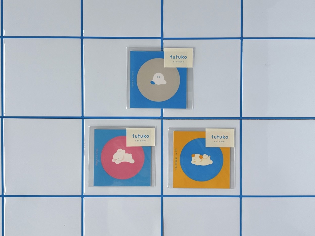 クリアステッカー