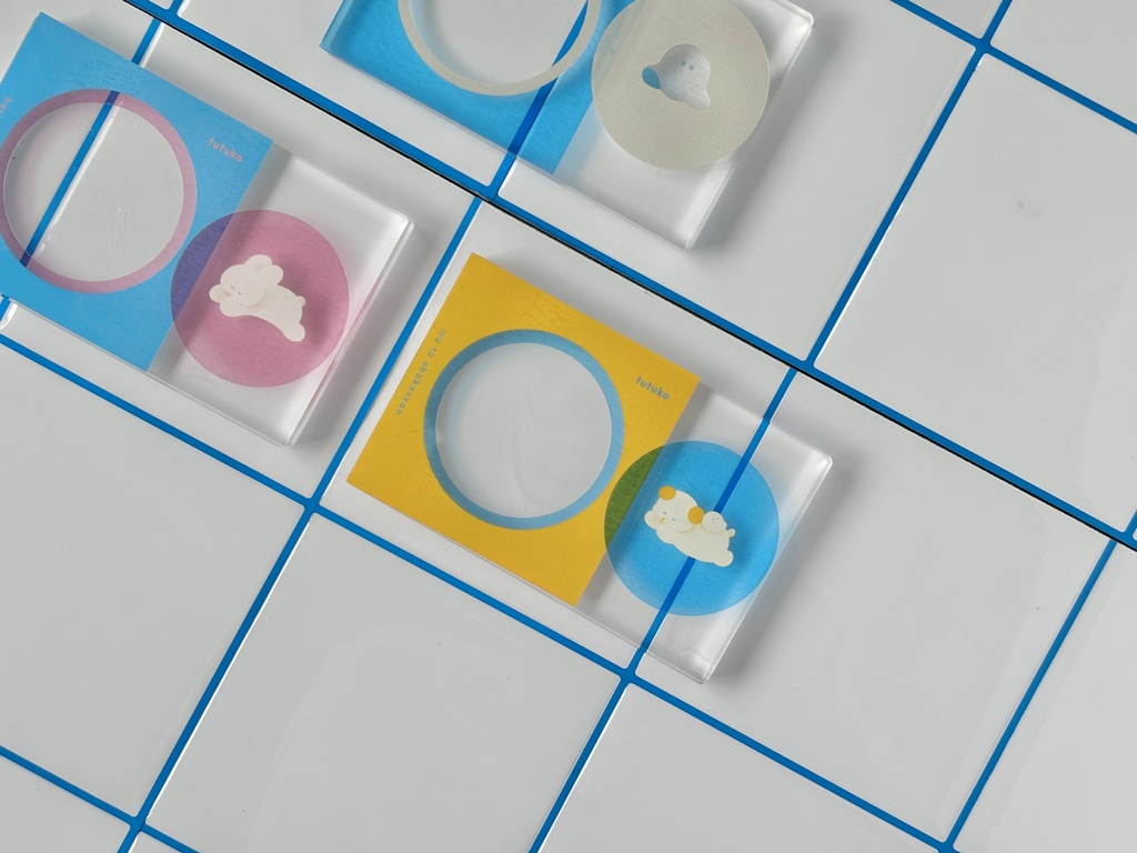 クリアステッカー