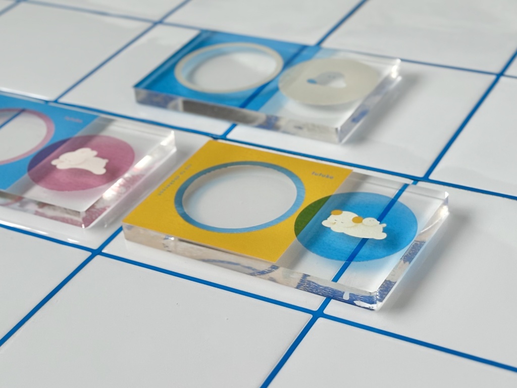 クリアステッカー