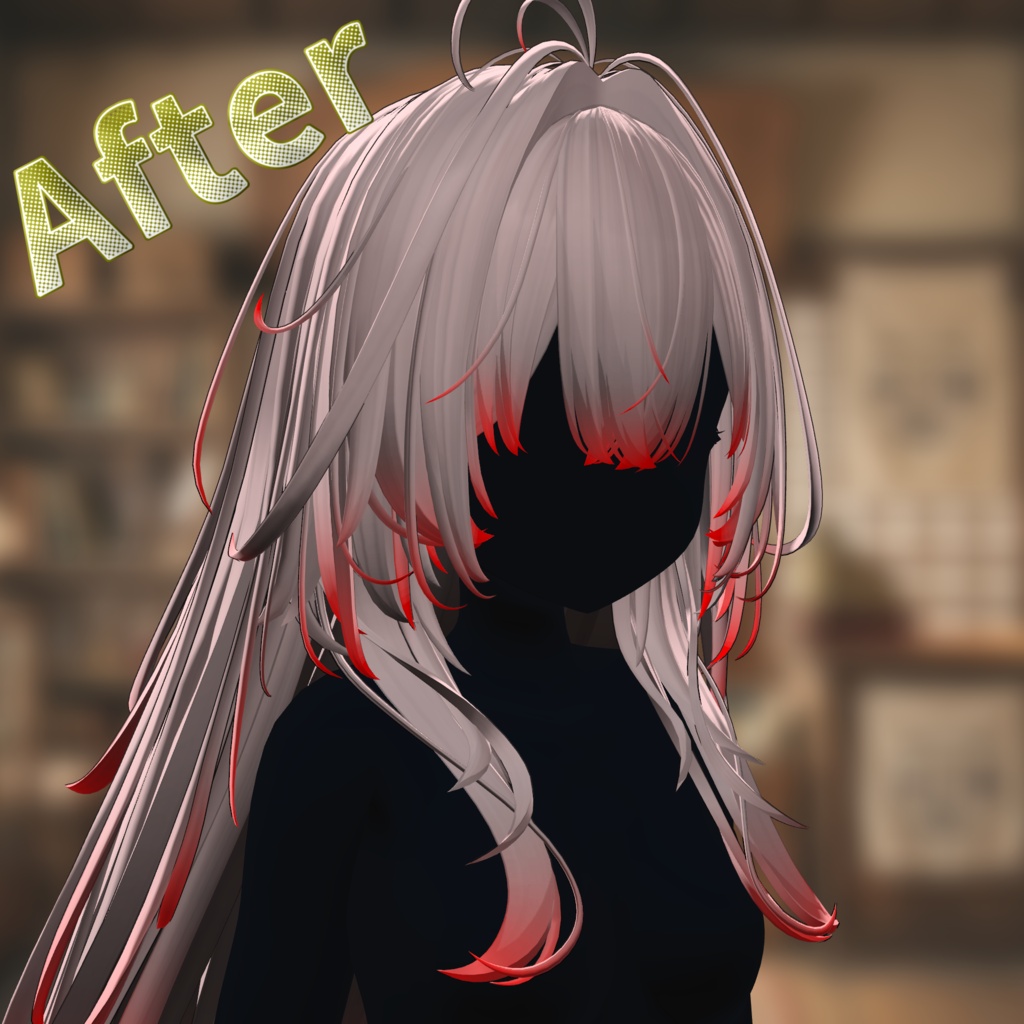 【無料】輝夜 -Kaguya- 用 毛先色変更テクスチャ
