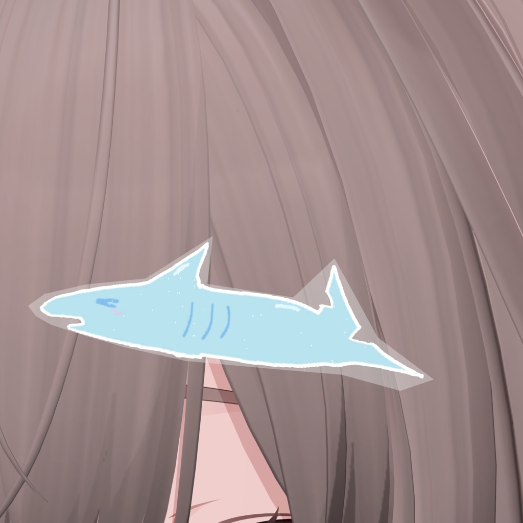 ❖DanglingShark HeadAccessory❖