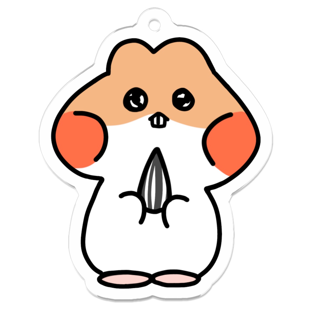 はむきゅん アクリルキーホルダー