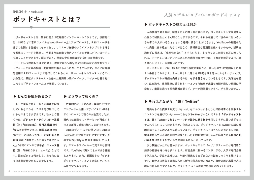 がんばらないポッドキャスト 同人サークルがポッドキャストはじめてみた