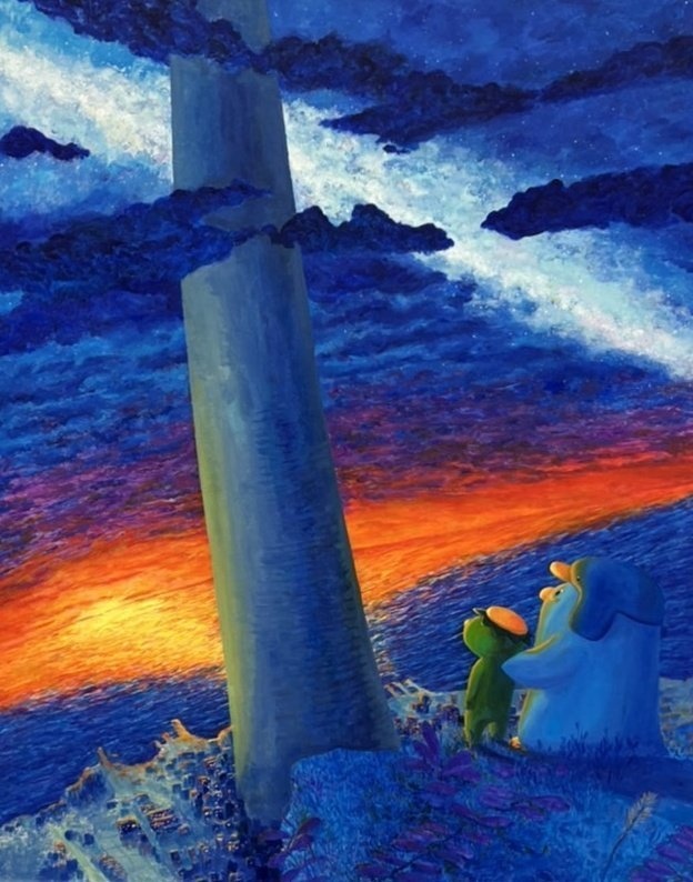 油絵メガネ拭き