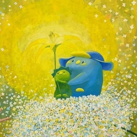 油絵メガネ拭き