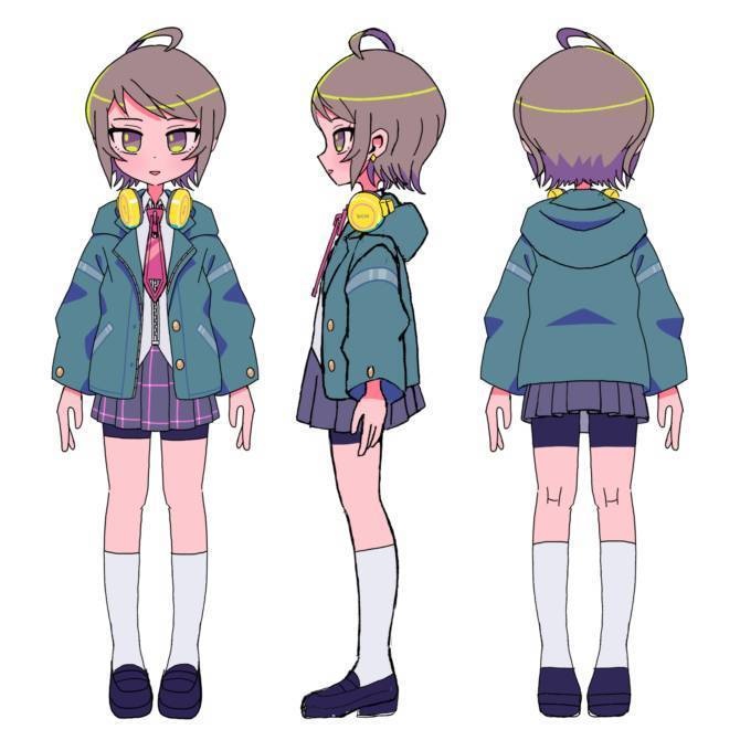 DCNちゃん/オリジナル3Dアバター 有料ver001