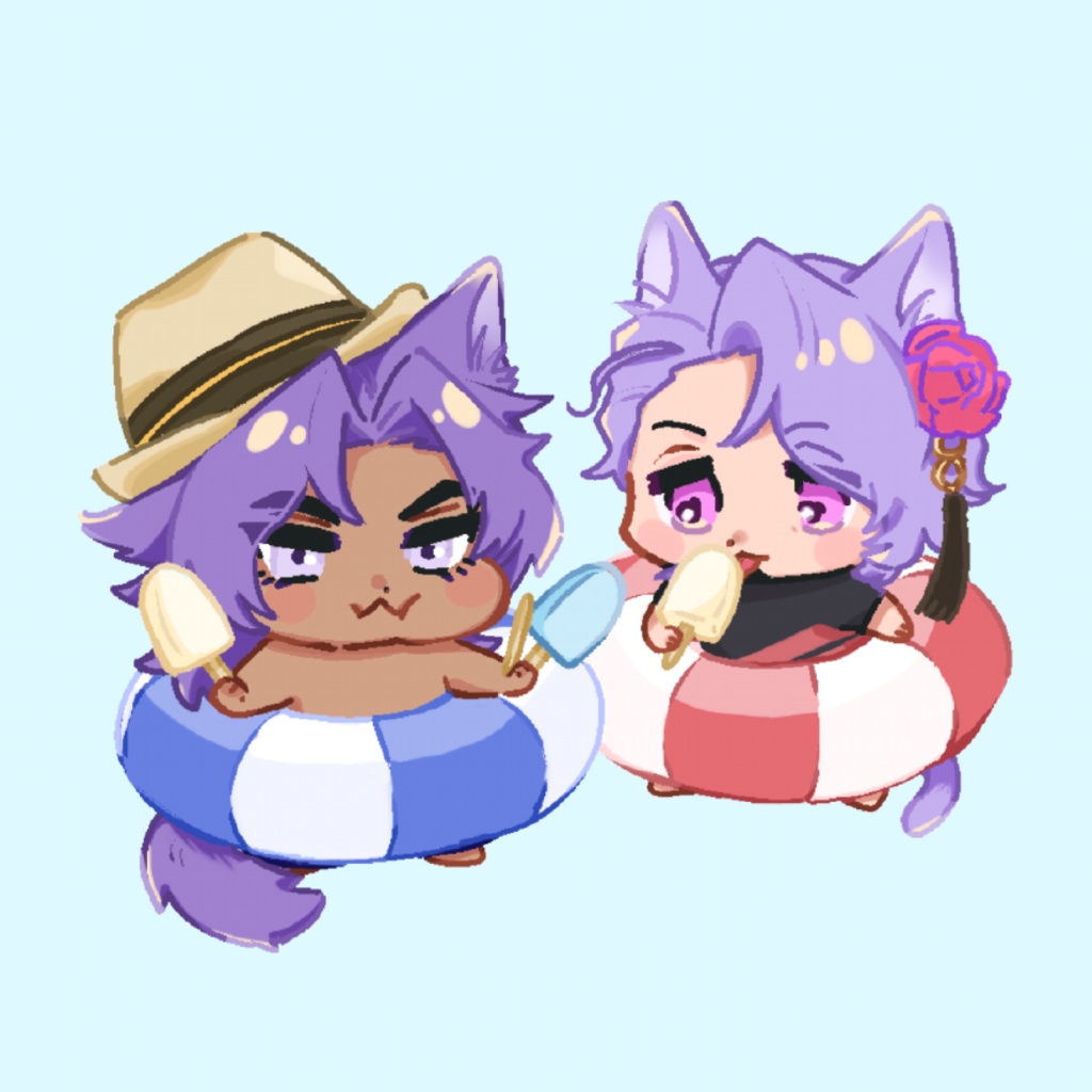 にゃんビヨステッカー