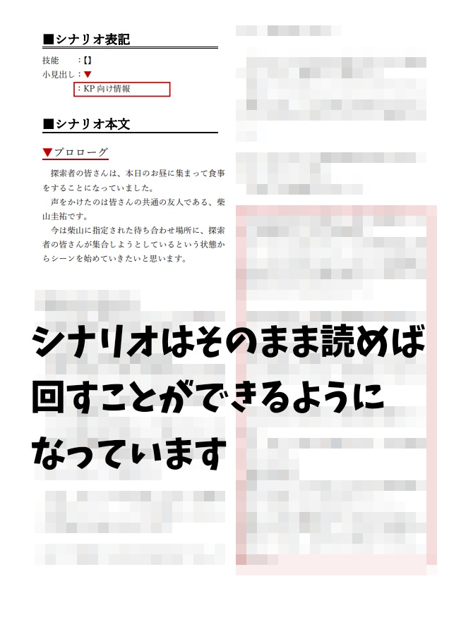 CoC『匵紊-ドクビン-』「囚われの箱庭」