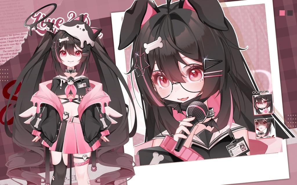 【live2d モデル】Little devil 非常に機動性が高 (FREE)