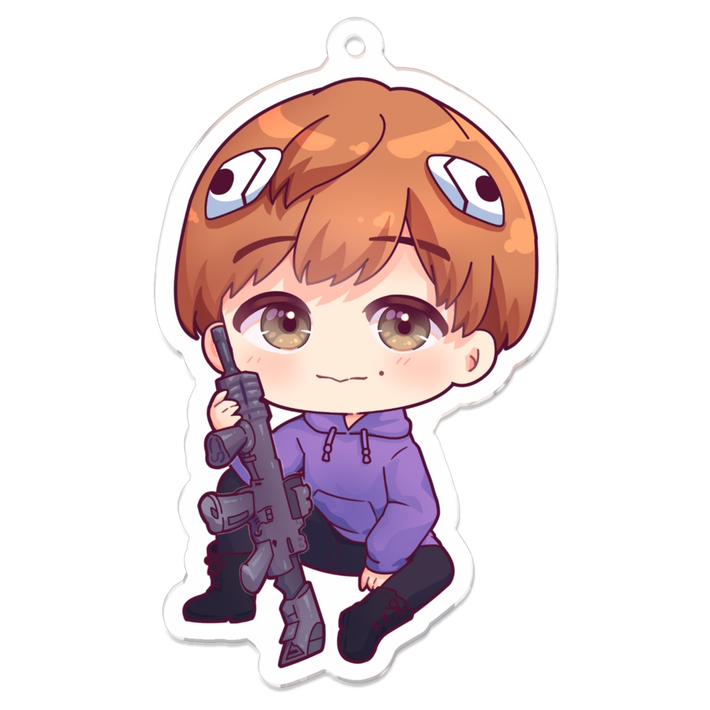 れいれぅデフォルメ化　アクリルキーホルダー　