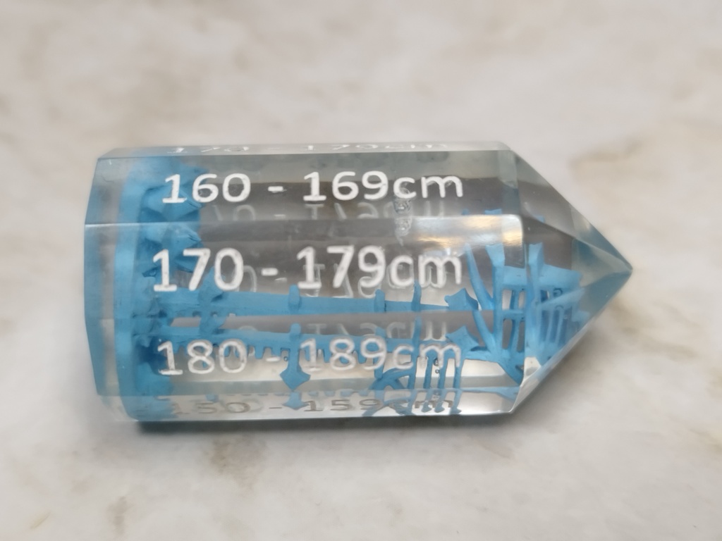 身長ダイス 男/女