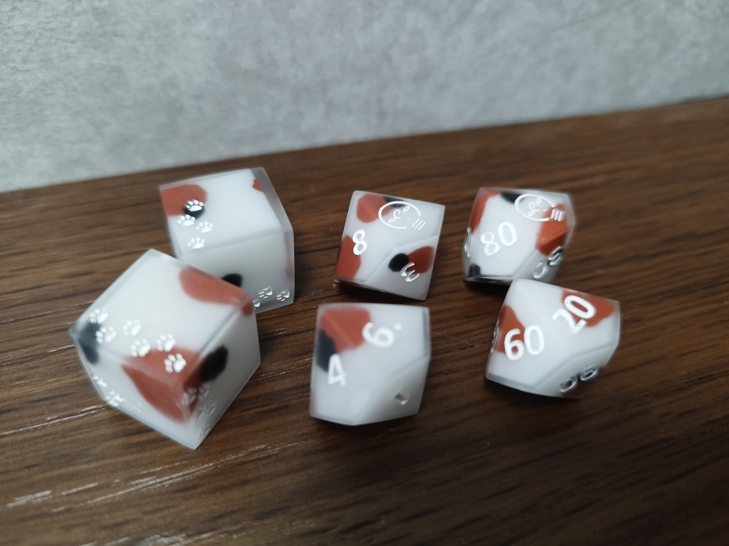 D6/D10/D10%三毛猫ダイス
