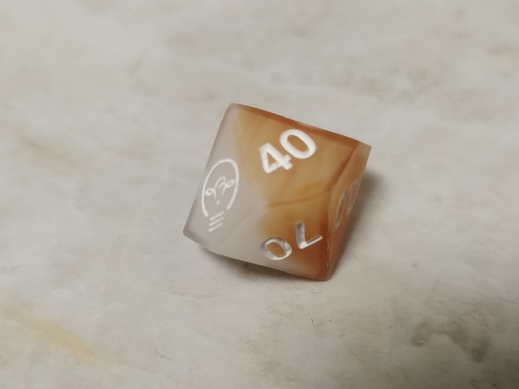 D6/D10/D10%茶トラ猫ダイス