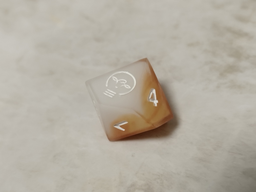 D6/D10/D10%茶トラ猫ダイス
