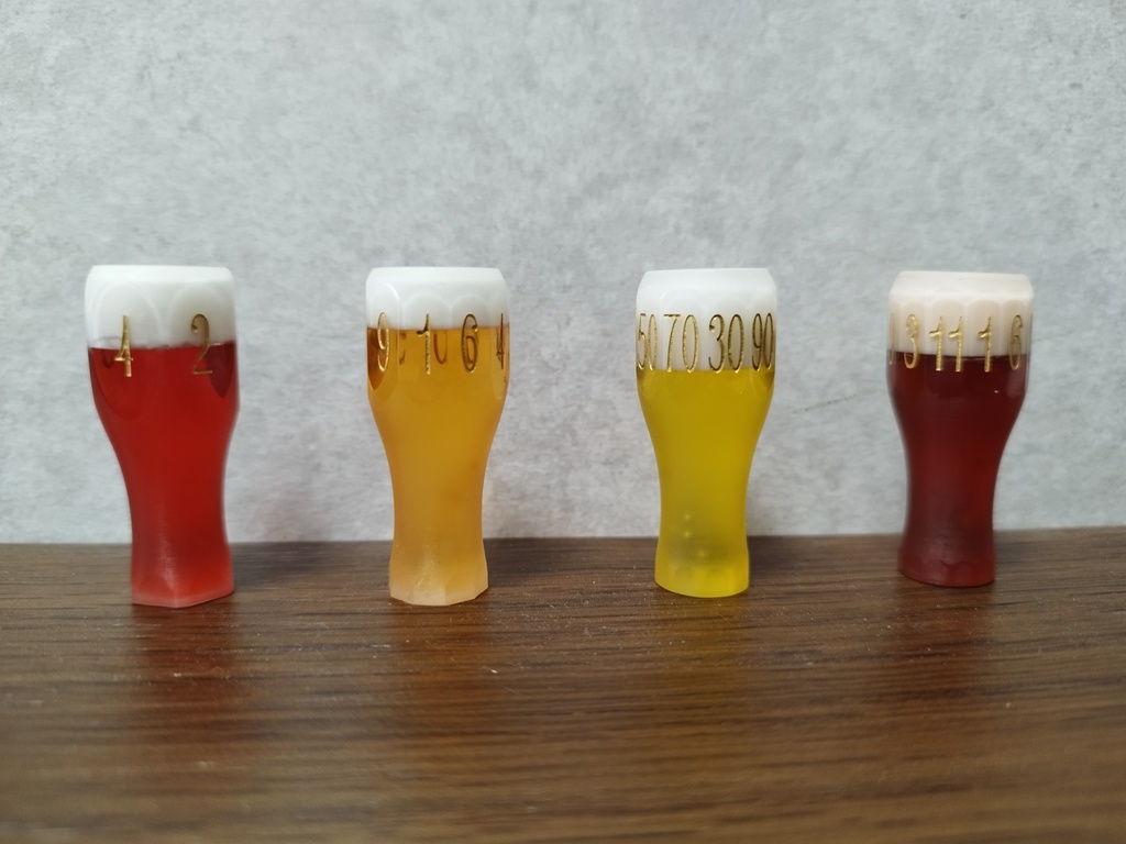 D6/D10/D10%/D12ビールダイス