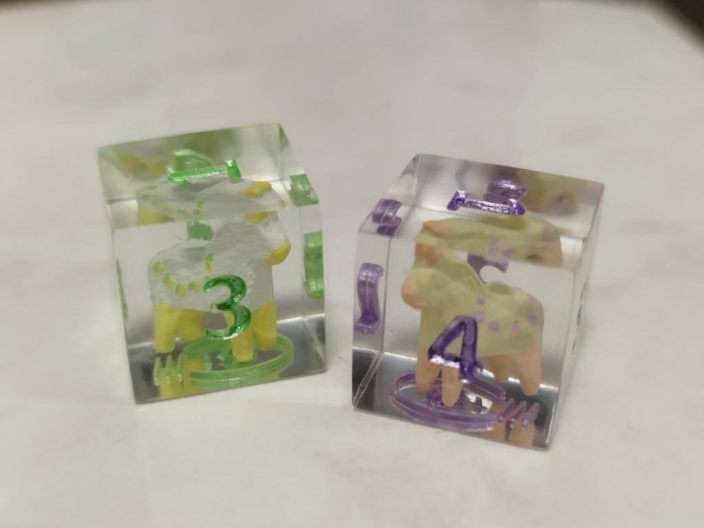 D6干支ダイス（午）