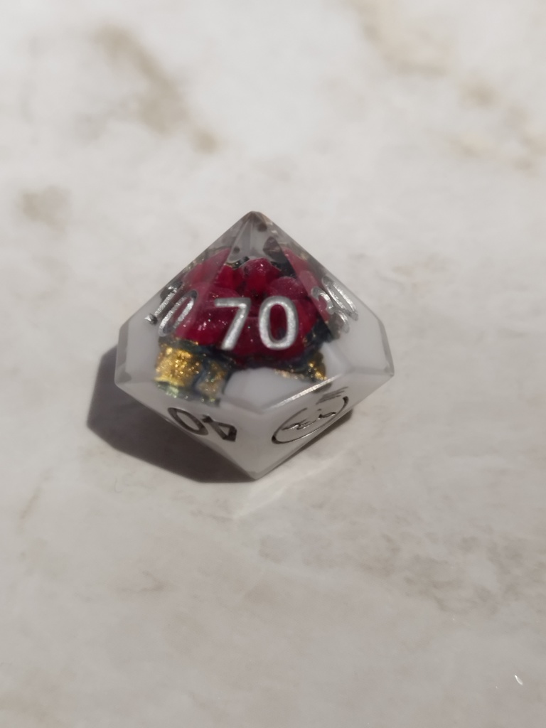 ジオードダイス【柘榴】