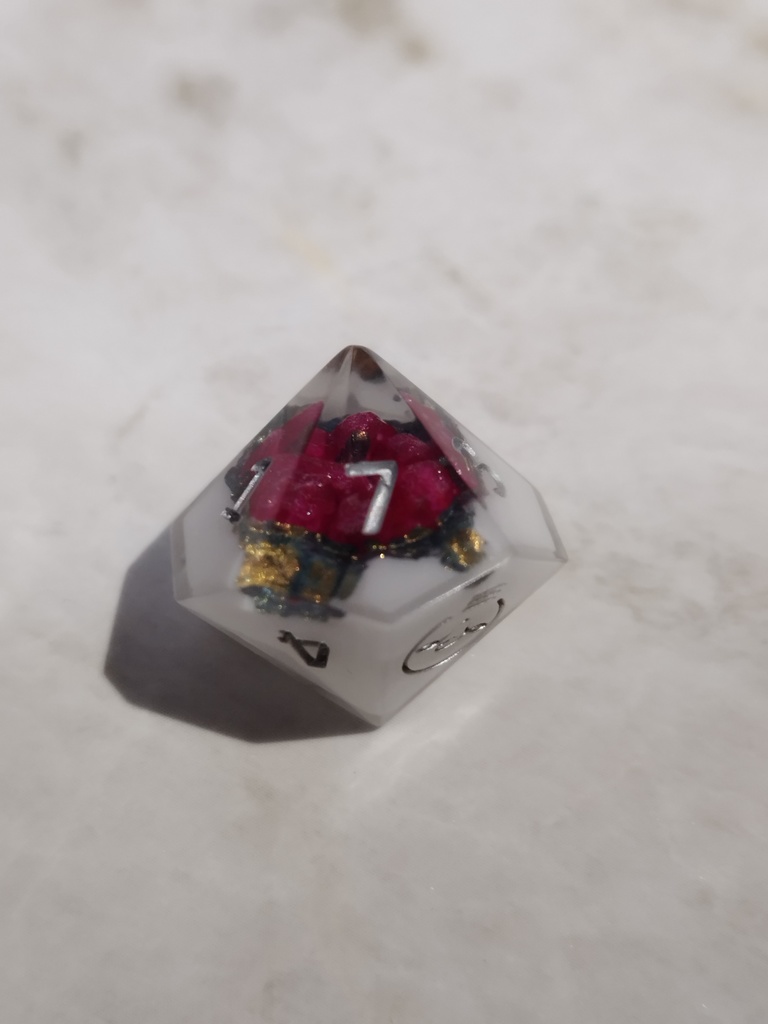 ジオードダイス【柘榴】