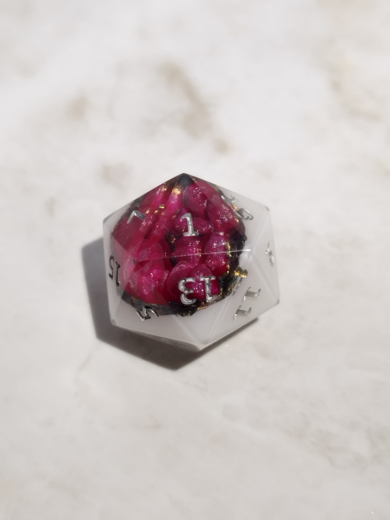 ジオードダイス【柘榴】