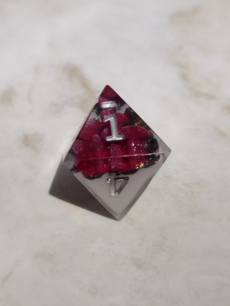 ジオードダイス【柘榴】