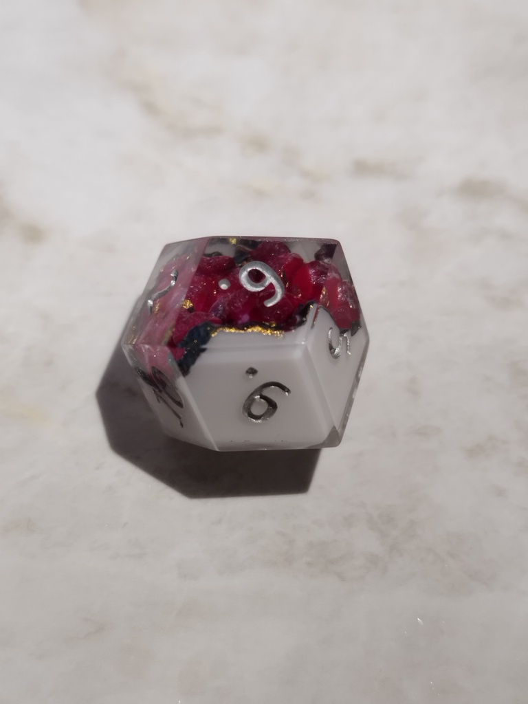 ジオードダイス【柘榴】