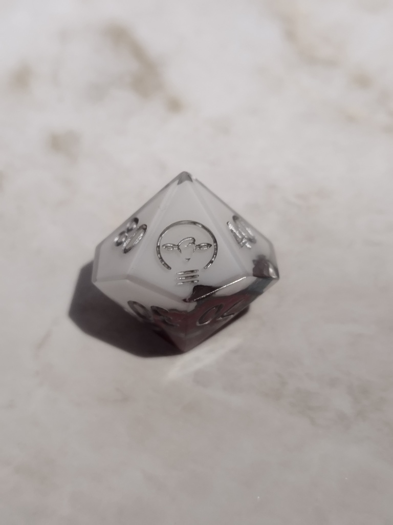 ジオードダイス【柘榴】