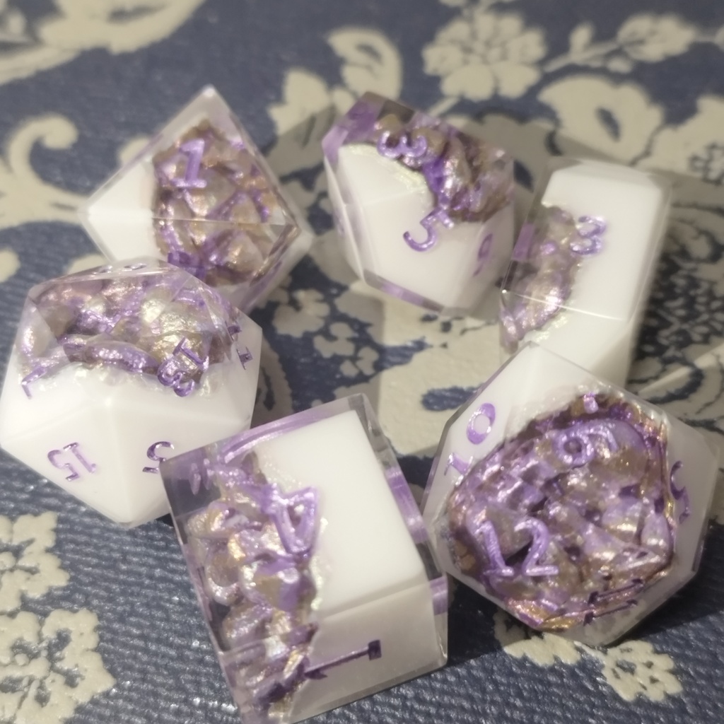 ジオードダイス【紫水晶】