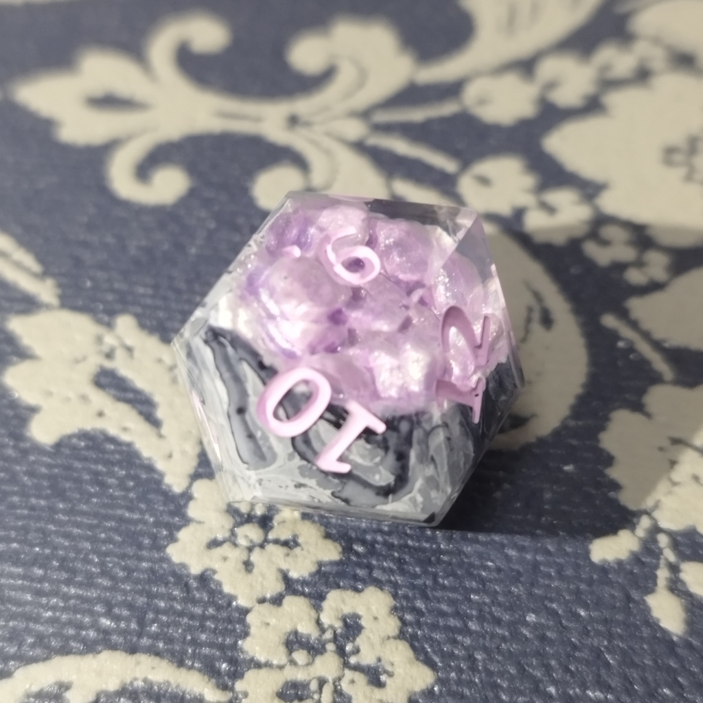 ジオードダイス【浅紫】