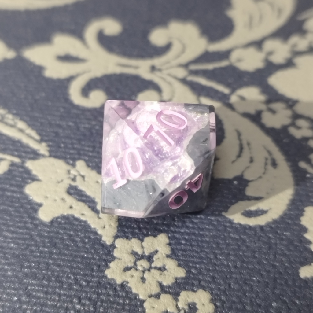 ジオードダイス【浅紫】