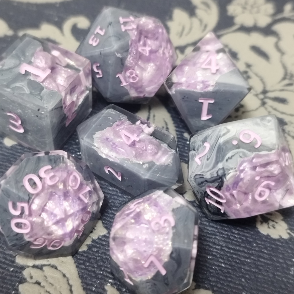 ジオードダイス【浅紫】