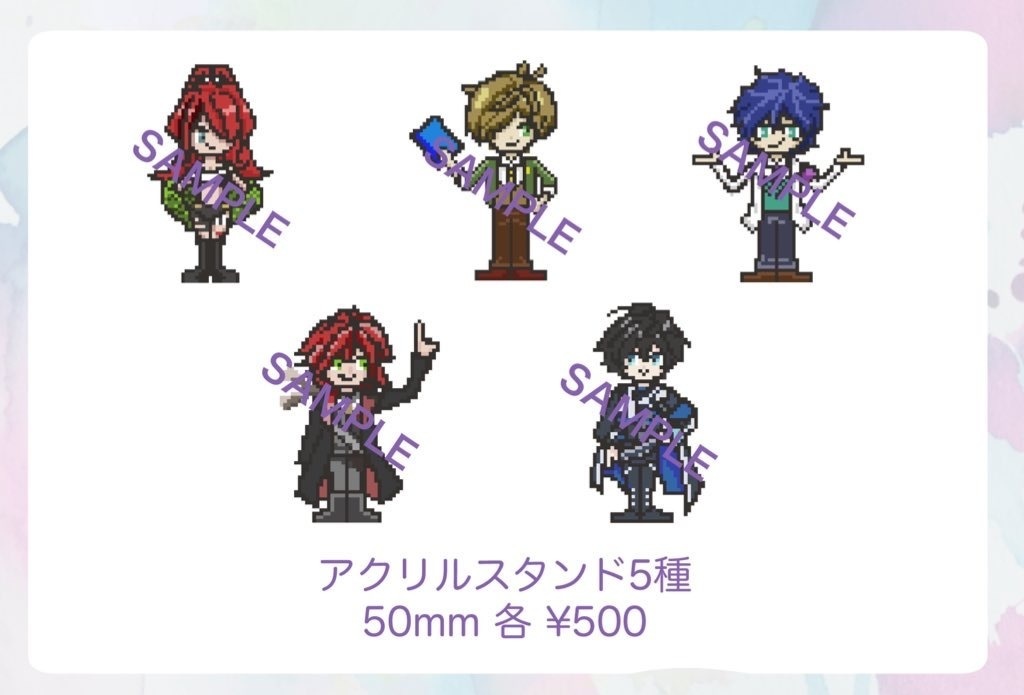 ドット絵アクリルキーホルダー(ローレン) - zero-mephisto - BOOTH